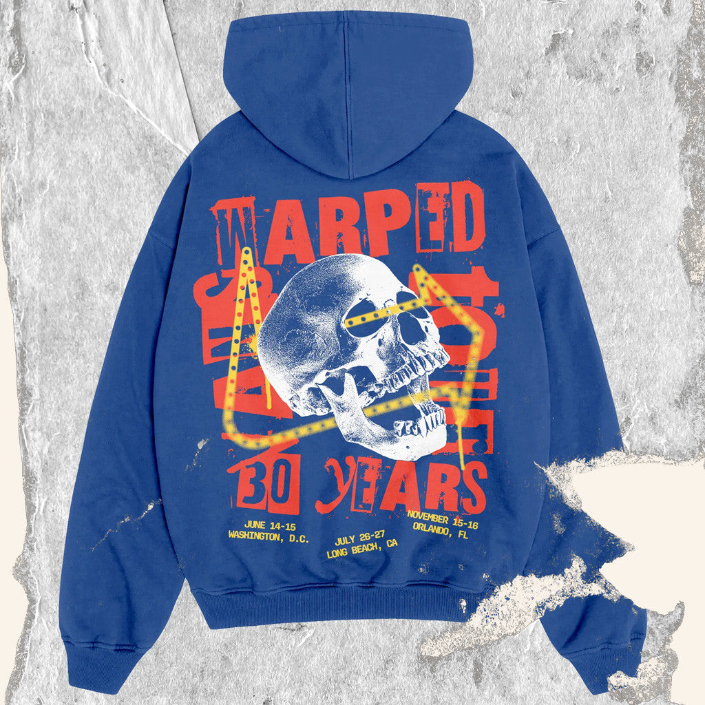 Vans Warped Merch Vans Warped Tour 30 Years Hoodie Gifts For Music Lovers - Gypsysystersgift