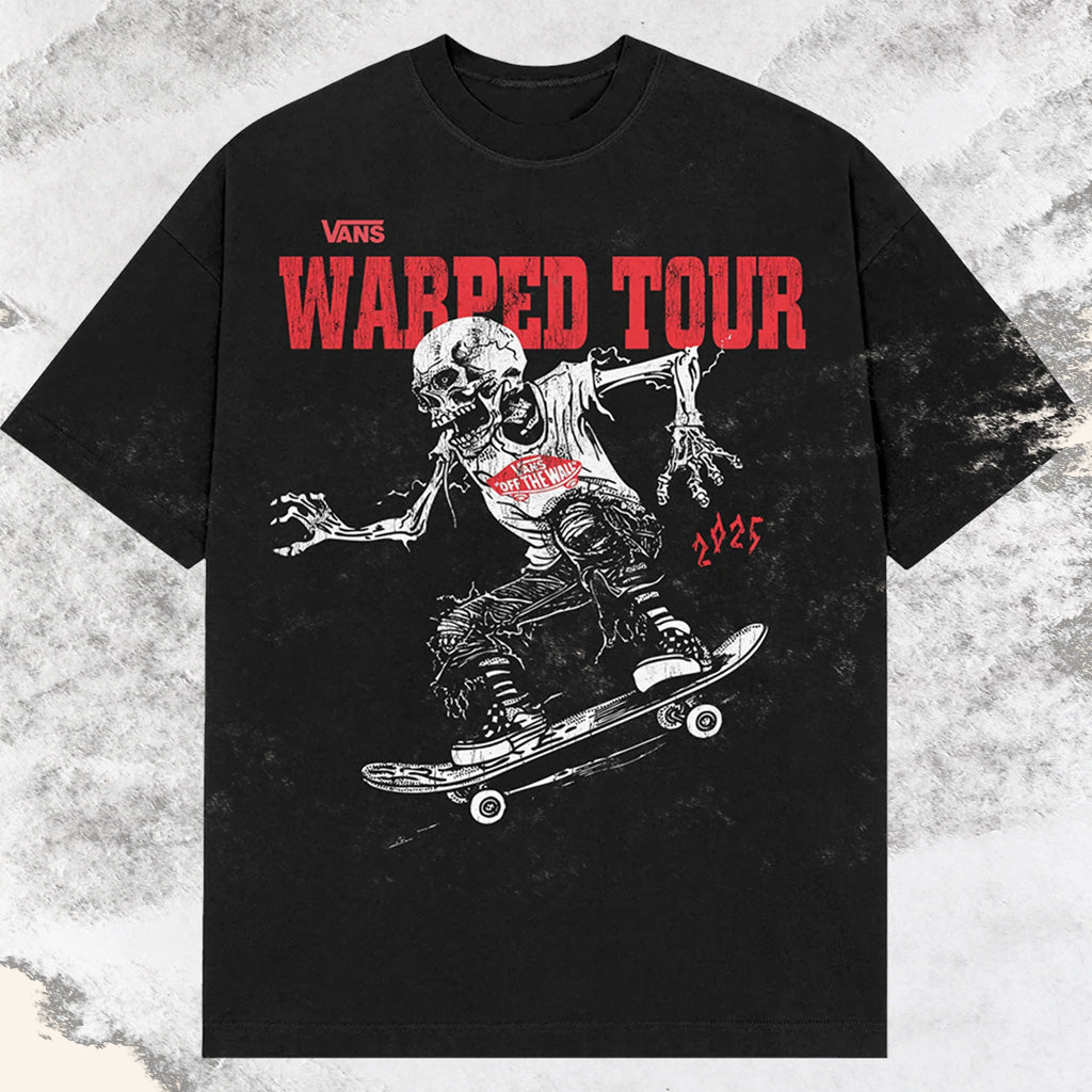 Vans Warped Merch Warped Tour Skater T-Shirt Music Lover Gift Ideas For Him - GypsysystersGift