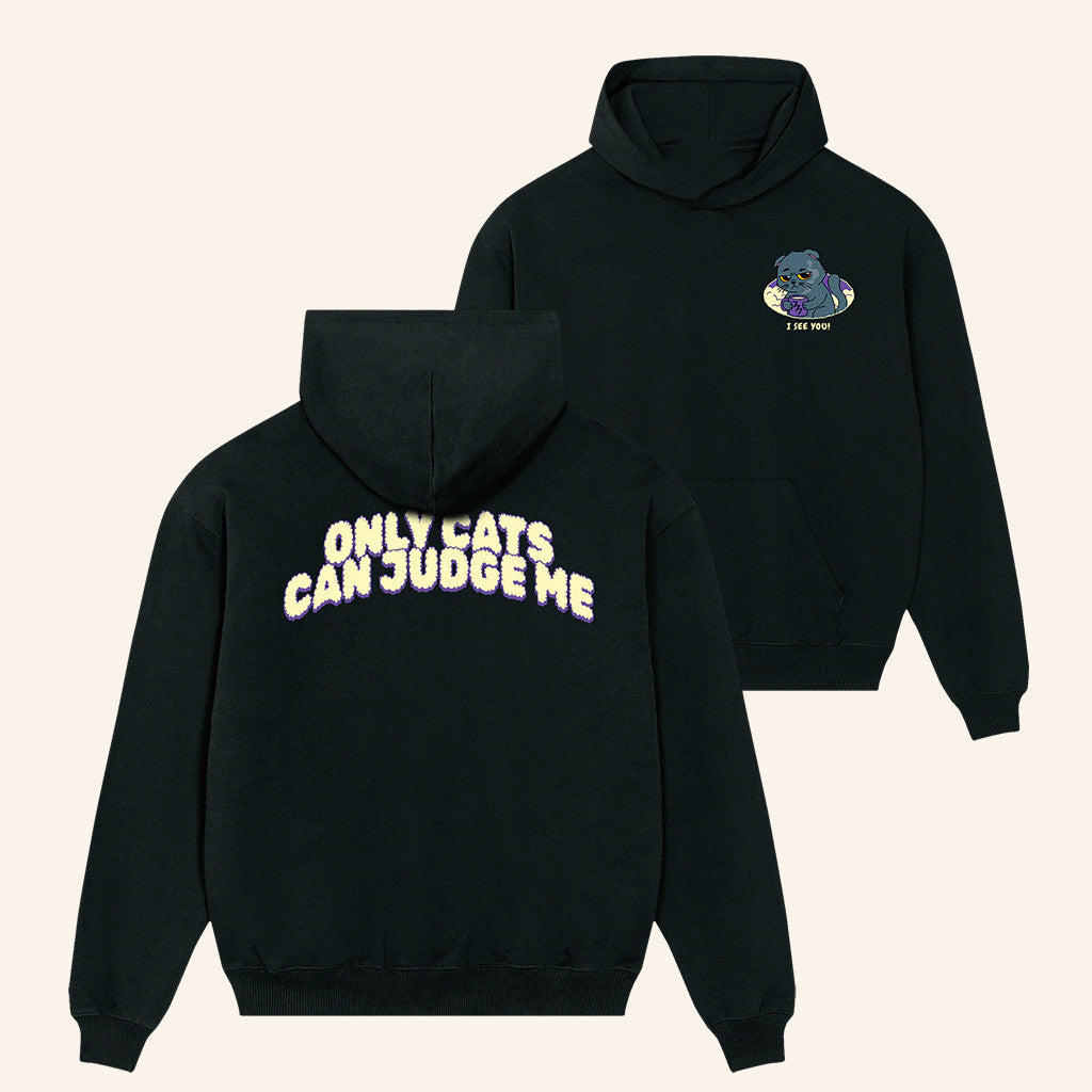 Vegetta777 Merch Only Cats Can Judge Me Hoodie Christmas Gift Ideas For Her - Gypsysystersgift