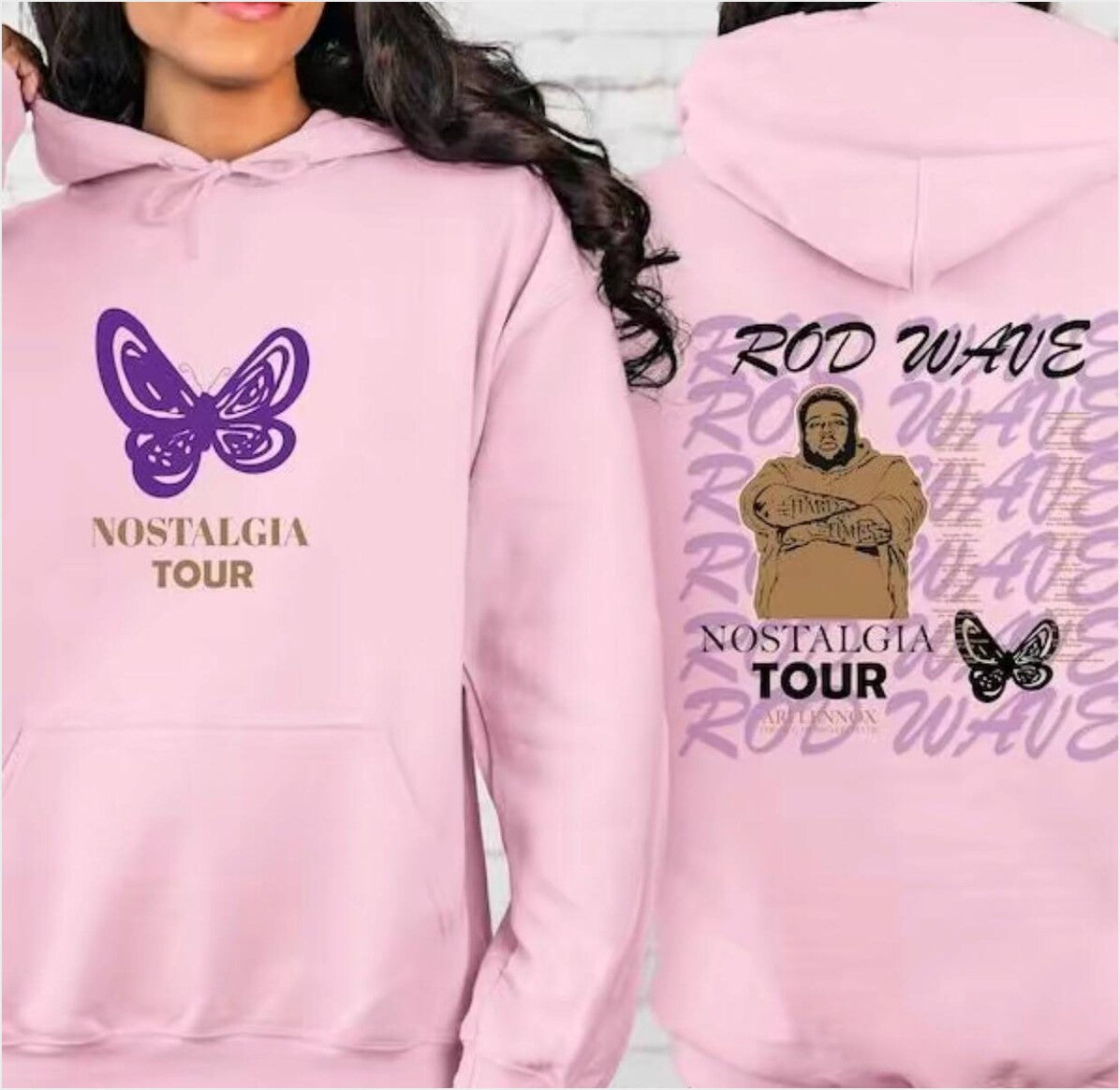 Vintage Rod Wave Nostalgia Album Hoodie Rod Wave Tracklist Album Nostalgia 90S Rap Music Hoodie Gifts For Him - Gypsysystersgift