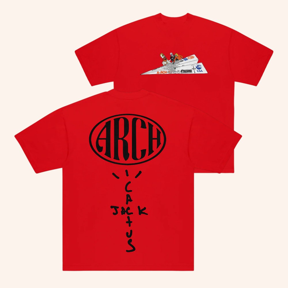 Virgil Abloh Archive Merch CJ X Arch Paper Plane T-Shirt Gift Ideas For Him - Gypsysystersgift