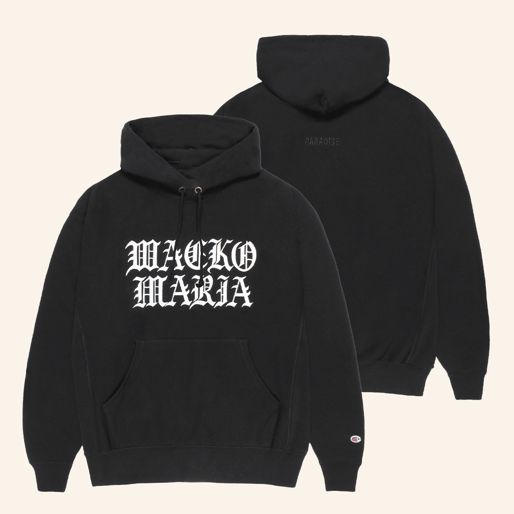 Wacko Maria Merch Wacko Maria X Champion Hoodie Paradise Hooded Sweatshirt Present For Him - Gypsysystersgift