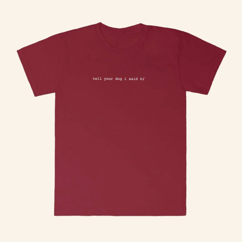 We Rate Dogs Merch Tell Your Dog I Said Hi T-Shirt Birthday Presents For Him - Gypsysystersgift