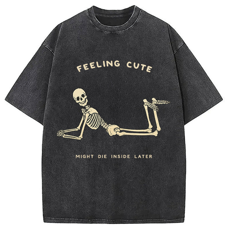 We Shall See Washed T-Shirt Soft Cotton Daily Wear Tee Gifts For Her - Gypsysystersgift