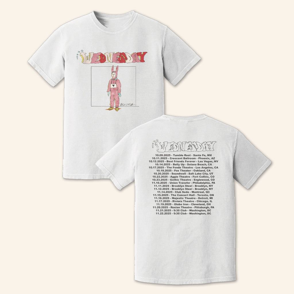 Wednesday Merch Tour 2025 T-Shirt Cute Christmas Gifts For Her - Gypsysystersgift
