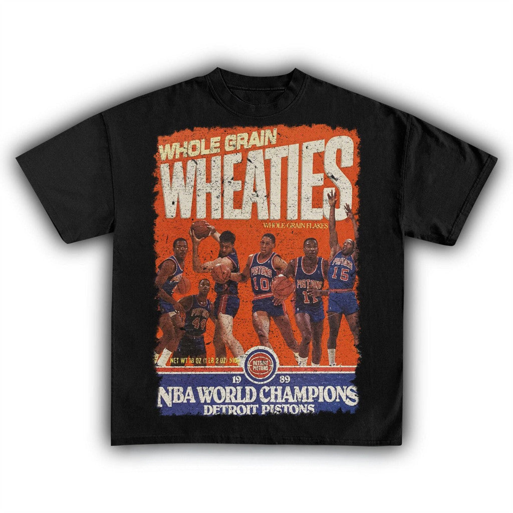Wheaties Detroit Basketball 1989 Vintage T-Shirt Gift Ideas For Basketball Lovers - Gypsysystersgift