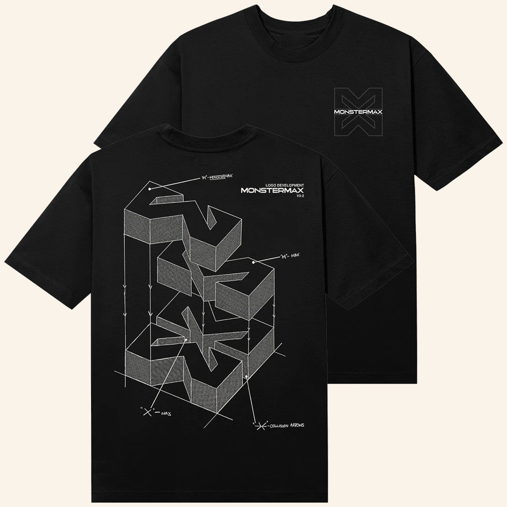 Whistlin Diesel Merch Monstermax Schematic Black T-Shirt Gifts Ideas For Him - GypsysystersGift