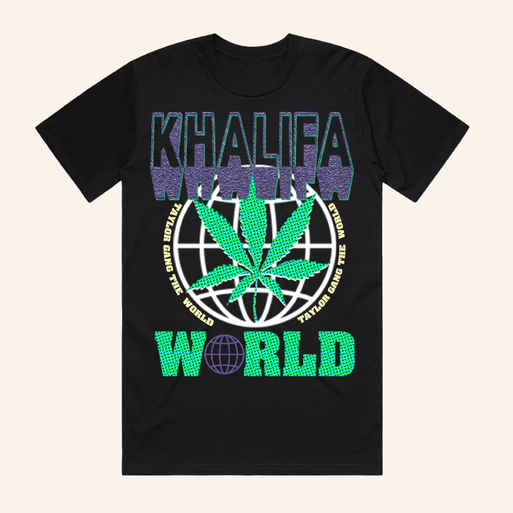 Wiz Khalifa Merch Khalifa The World T-Shirt Music Lover Gifts For Him - Gypsysystersgift