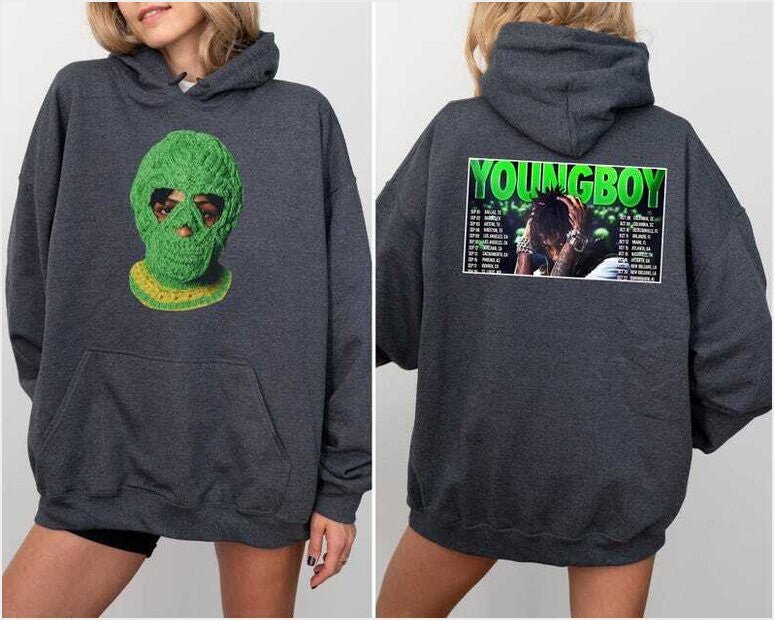 Youngboy Rap Hip Hop Music Tour 2025 Hoodie Gifts For Him Merch Clothing - Gypsysystersgift