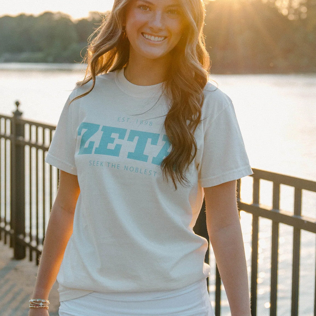 Zeta Tau Alpha Merch Seek The Noblest T-Shirt Great Gifts For Her - GypsysystersGift