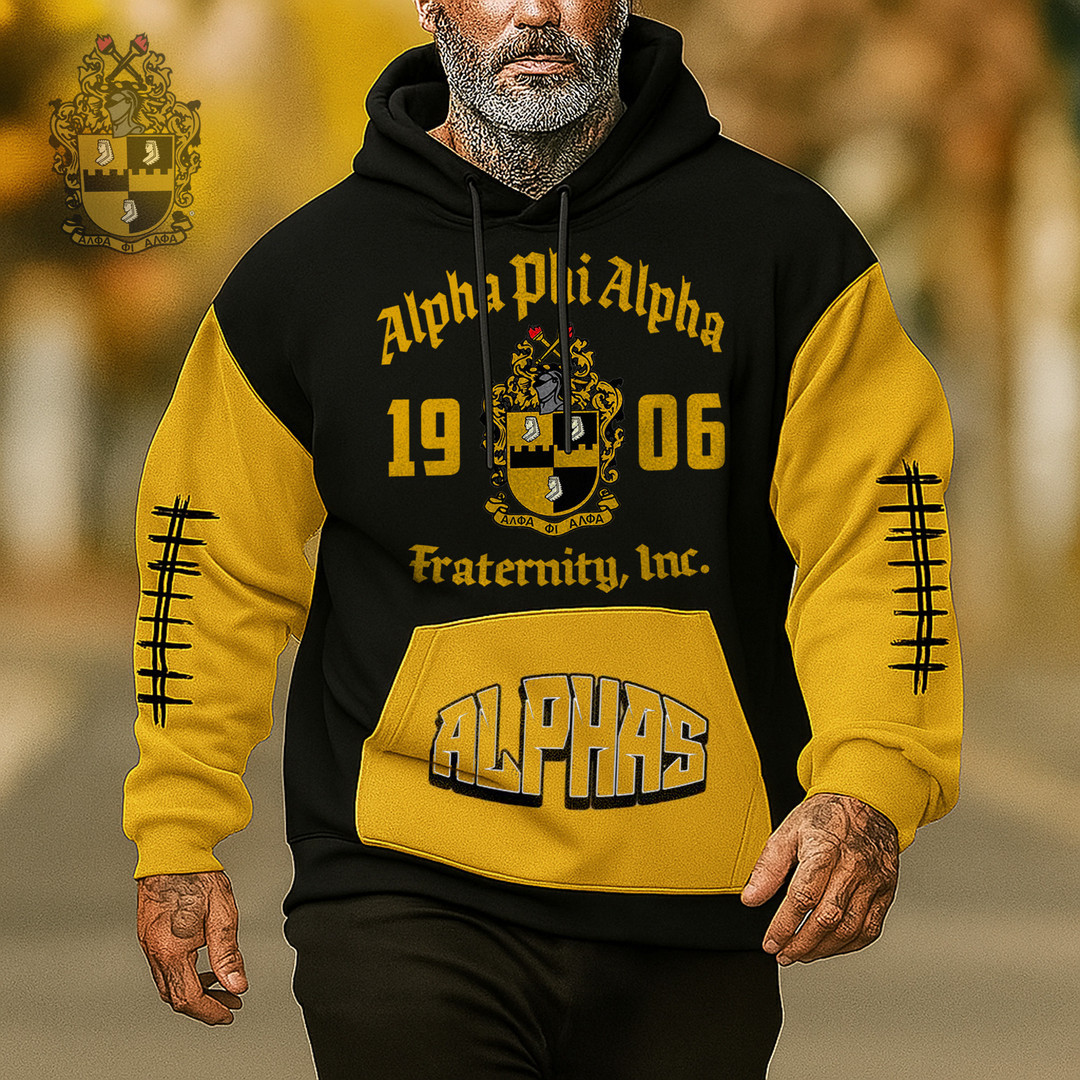 Alpha Phi Alpha Merch Alpha Phi Alpha Est 1960 Hoodie Fraternity Dad Gifts - Gypsysystersgift