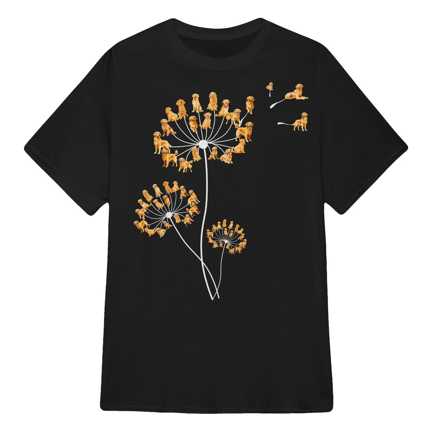 Animal Flower T-Shirt Magical Canine Family Cute Pet Outfit Gifts For Son - Gypsysystersgift