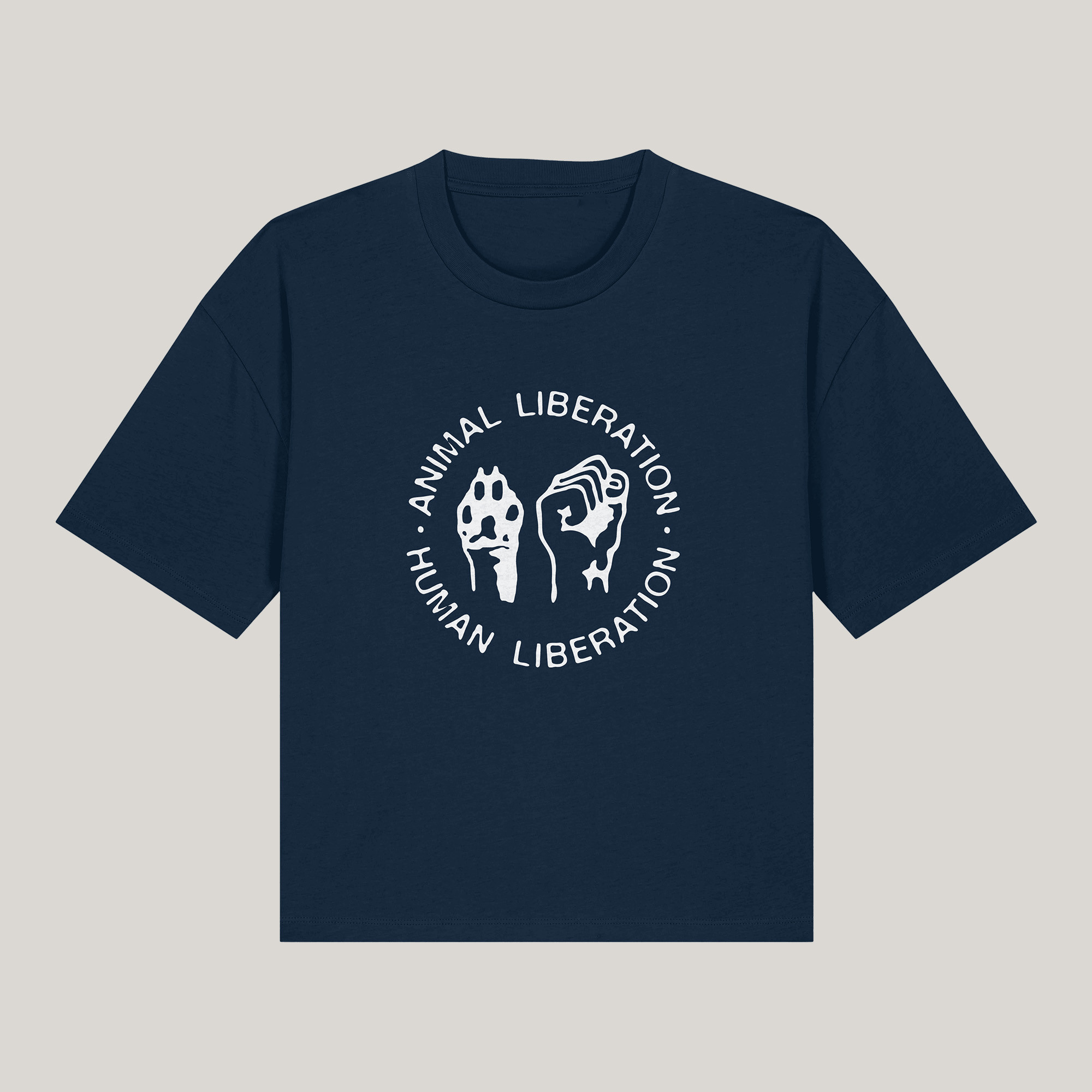 Animal Liberation Human Liberation T-Shirt Animal Rights Compassion Apparel Gift For Husband - Gypsysystersgift