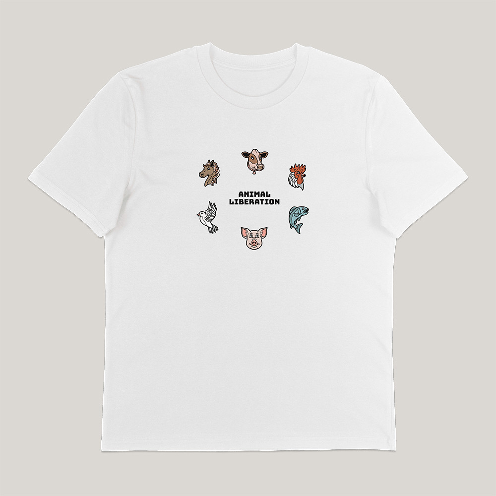 Animal Liberation T-Shirt Animal Rights Freedom Compassion Gear Gift For Dad - Gypsysystersgift