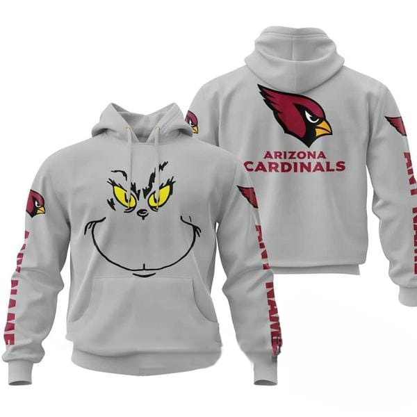 Arizona Cardinals x The Grinch Hoodie Arizona Cardinals Gear Gift For Boyfriend - Gypsysystersgift