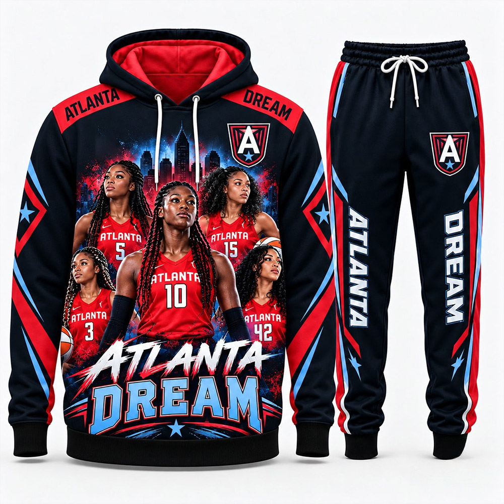 Atlanta Dream Merch Atlanta Dream 2026 Roster Hoodie And Sweatpants Gift For Friend - Gypsysystersgift