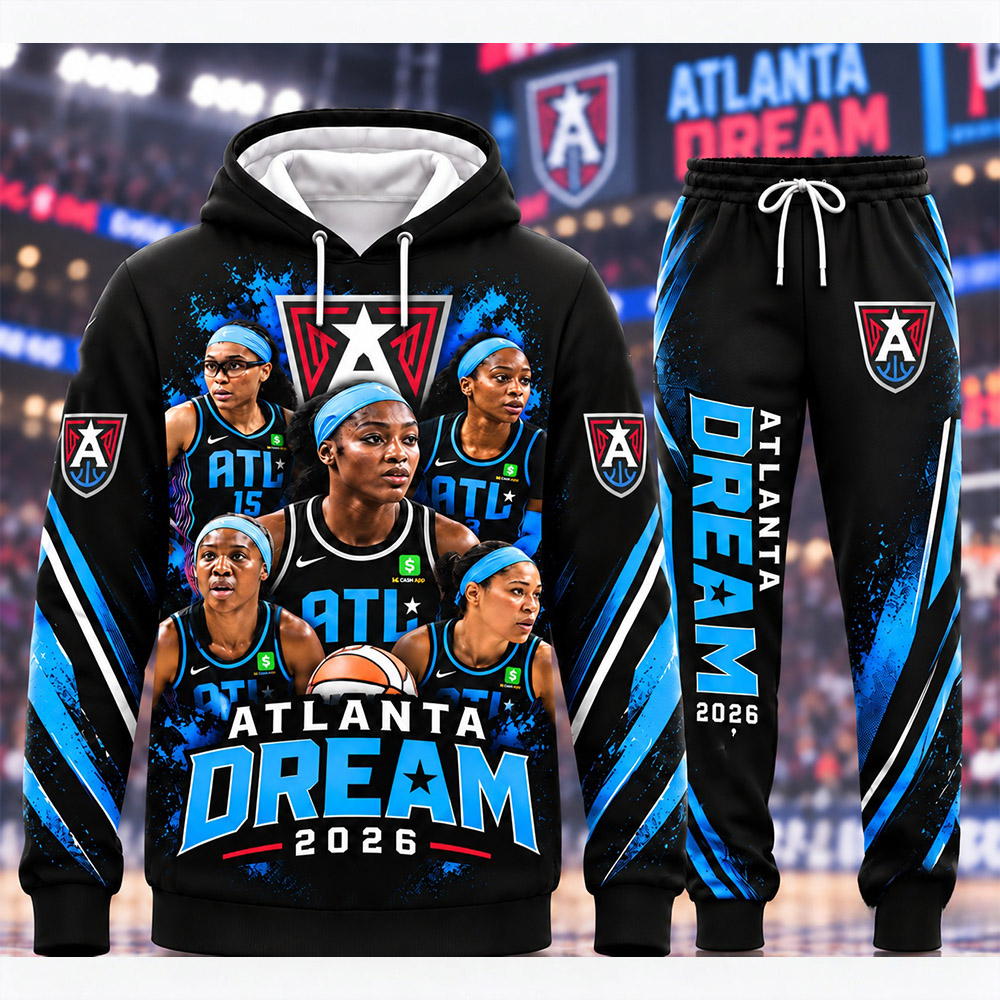 Atlanta Dream Merch Atlanta Dream 2026 Roster Hoodie And Sweatpants Gift For Game Day - Gypsysystersgift