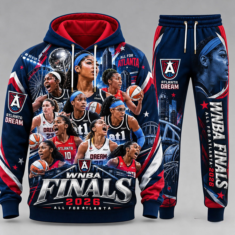 Atlanta Dream Merch Atlanta Dream All for Atlanta Finals 2026 Hoodie And Sweatpants Fan Gifts - Gypsysystersgift