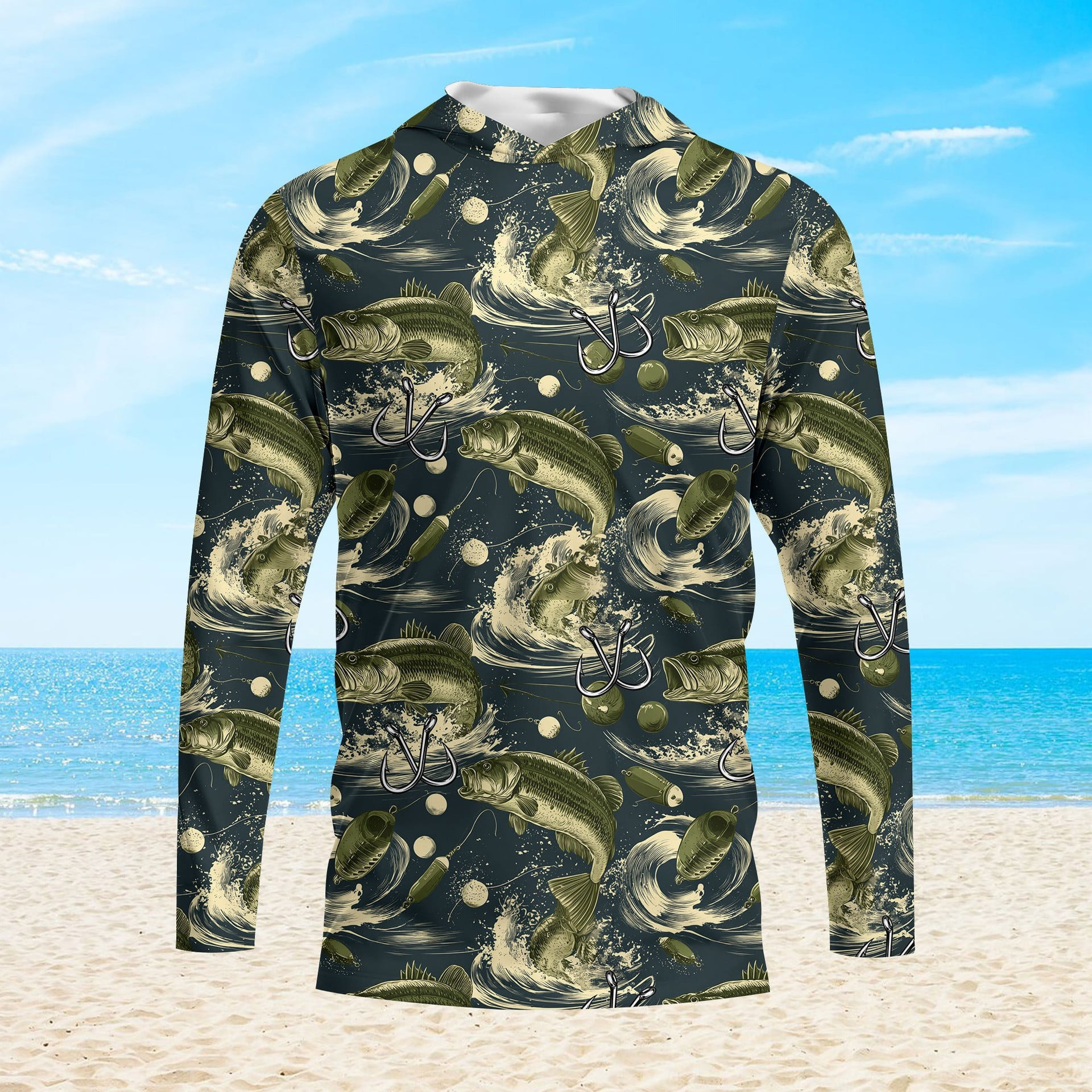 Bass Fishing Hoodie Fishing Themed Hoodie Angler Clothing Gifts For Fisherman - Gypsysystersgift