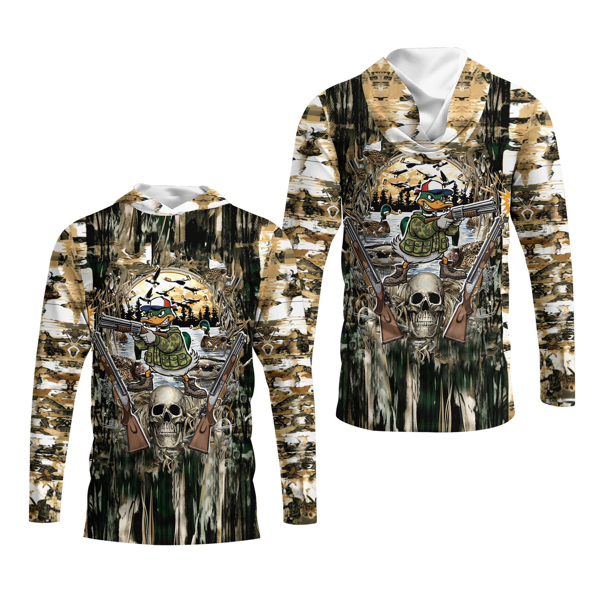Bird Hunting Camo Hoodie Men's Casual Clothing Gift For Brother - Gypsysystersgift