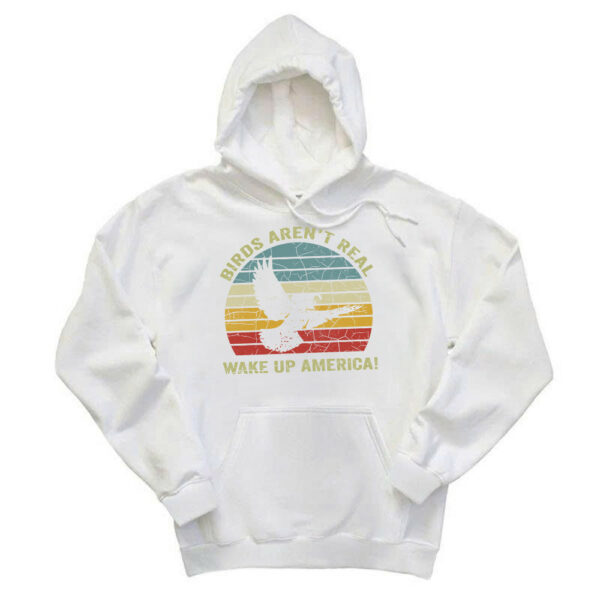 Birds Aren't Real Wake up America Shirt Vintage Graphic Hoodie Gift For Male - Gypsysystersgift