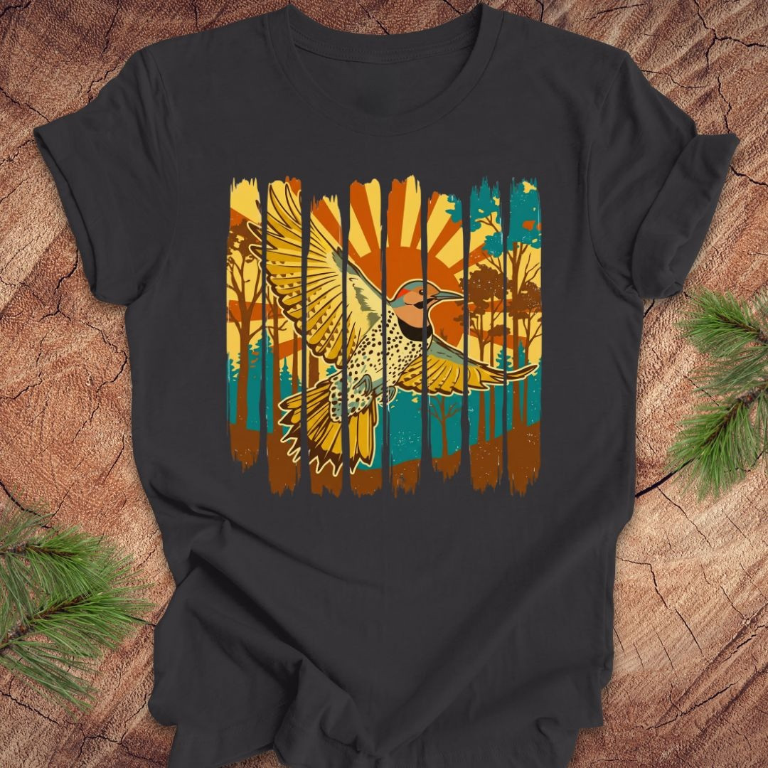 Woodland Bird T-Shirt Forest Wildlife Lover Charming Shirt Gift For Her - Gypsysystersgift